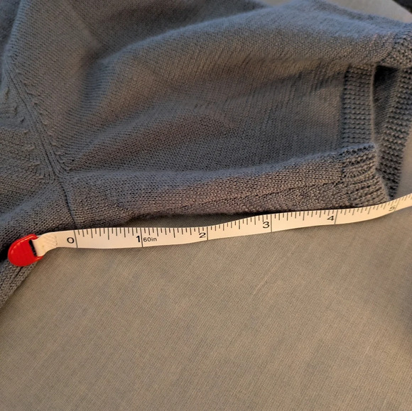 Dialogue Merino blend Mock Turtle Short Sleeve Sweater M - Picture 8 of 9
